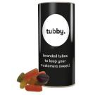 Juicy Wine Gums in a personalised tubby tube 200g (25844)