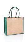 Amazon Juco Jute Bag With Coloured Gusset And Soft Loop Handles