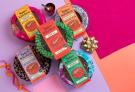 Indian Spice Tin with Sari Wrap