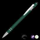 Astra-I Soft Feel GRS Recycled Metal Ballpoint Pen - Dark Green