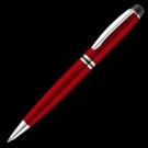 Churchill Metal Ballpoint Pen - Red - Silver