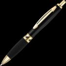 Contour Deco Oro Metal Ballpoint Pen - Black - Gold
