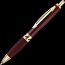 Contour Deco Oro Metal Ballpoint Pen - Red - Gold