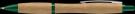 Contour Bamboo Ballpoint Pen - Green