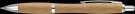 Contour Bamboo Ballpoint Pen - Chrome