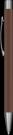 Ergo Soft Feel Metal Ballpoint Pen - Brown