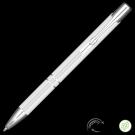 Electra Classic GRS Recycled Metal Ballpoint Pen - White