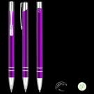 Electra GRS Recycled Metal Ballpoint Pen - Purple