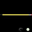 Supersaver GRS Recycled Pencil with Eraser - Yellow - Black with Eraser