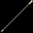 Wooden Oro Pencil with White Eraser - Black