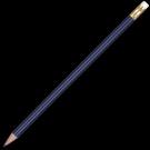 Wooden Oro Pencil with White Eraser - Blue Unsharpened