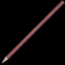 Standard Wooden Pencil with No Eraser - Burgundy