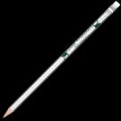 Wooden Argente Pencil with White Eraser - Silver