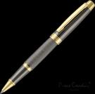 Pierre Cardin Academie Metal Rollerball Pen - Gun Metal Gold