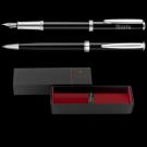 Pen Set - Pierre Cardin Montfort Black Pen and Fountain Pen with PB15 Box