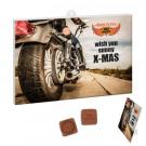 Advent Calendar with 1 &ndash; 24 customised chocolate shapes