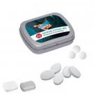 Mini Tin with Hinged Lid with Peppermint Pastilles, 20g