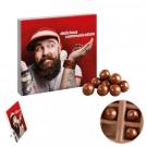 Paper Mini-Advent Calendar with Chocolate Crisp Balls