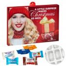 Premium Gift Advent Calendar with Ritter Sport Choco Cubes, Milka Favourites Mix, Kinder Chocolate Mini & Kinder bueno Mini Mix