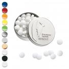 XS Pocket Tin with Embossed Lid with Stevia* Peppermint Pastilles, 18g