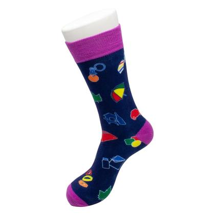 360 Degree Printed Cotton Socks (Adult Size)