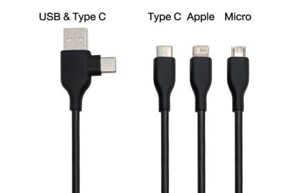 TULIP ECO Eco-Friendly Bamboo 3-in-1 Charging Cable
