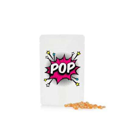 Organic Popcorn Powch - 50g - Matt White