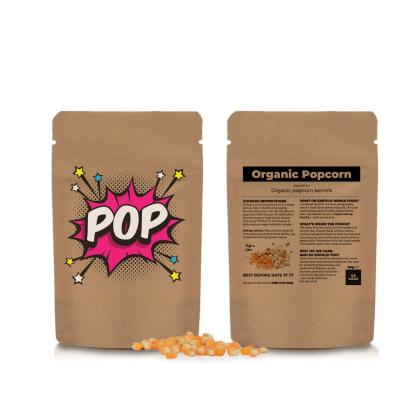 Organic Popcorn Powch - 50g - Kraft