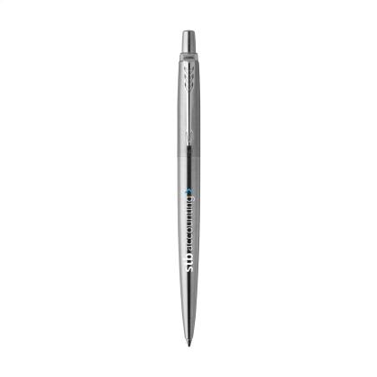 Parker Jotter Steel Ballpoint Pen - Blue Ink