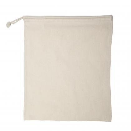 Arrow Recycled Natural 5oz Cotton Drawstring Bag