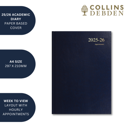 Collins Essential A4 Week to View Diary - Mid-Year/Academic Year Collins Essential A4 Week to View Diary - Mid-Year/Academic Year
