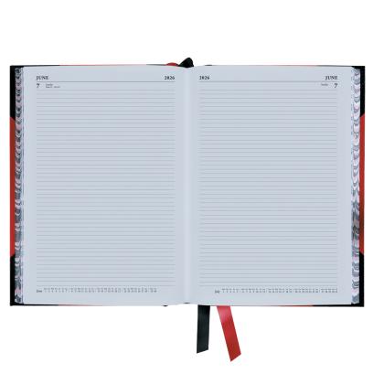 Collins Desk A4 Two Pages a Day Business Diary Red