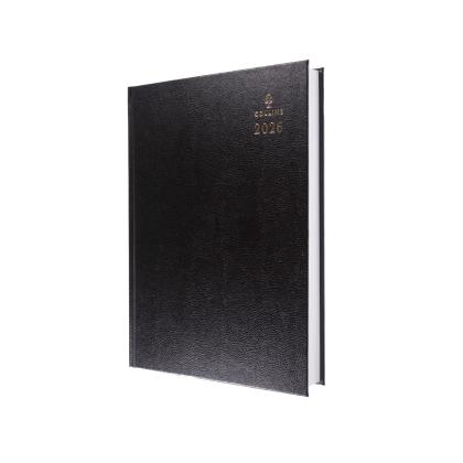 Collins Desk A4 Two Pages a Day Business Diary Black