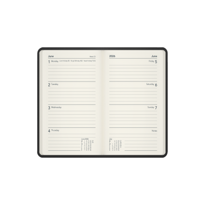 Collins Legacy - Weekly Lifestyle Planner - Pocket/Slimline Week-to-View Diary