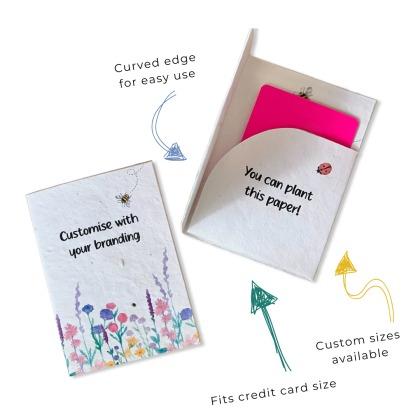 plantable card holder