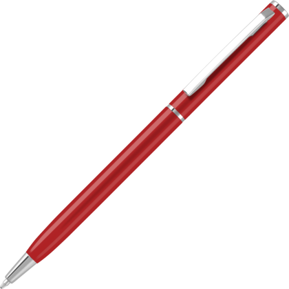 Cheviot Fashion Metal Ballpoint Pen - Red