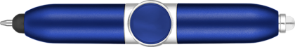 Axis Spinner Ballpoint Pen with Stylus - Blue