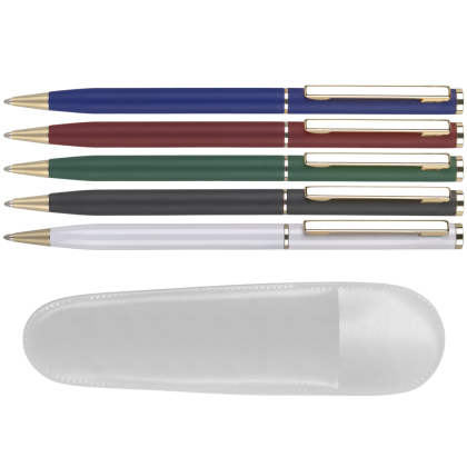 Cheviot Oro Metal Ballpoint Pen (Supplied with Pouch)