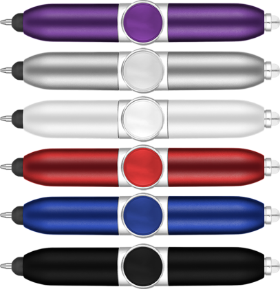 Axis Spinner Ballpoint Pen with Stylus
