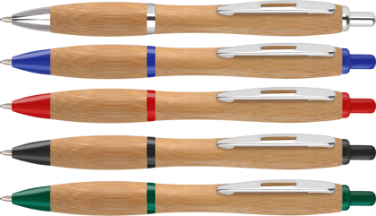 Contour Bamboo Ballpoint Pen