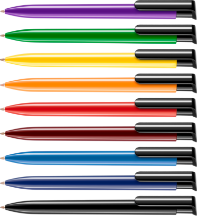 Absolute Colour Ballpoint Pen (Blue Ink)