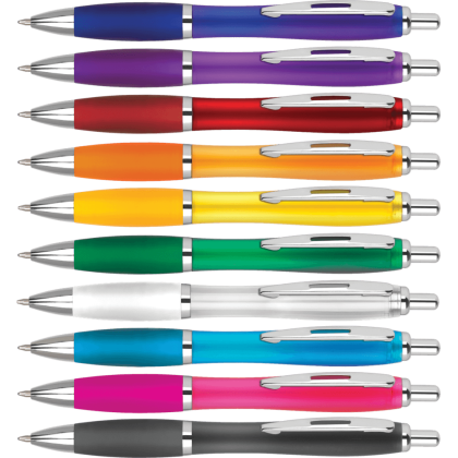 Contour Frost Ballpoint Pen (Blue Ink)