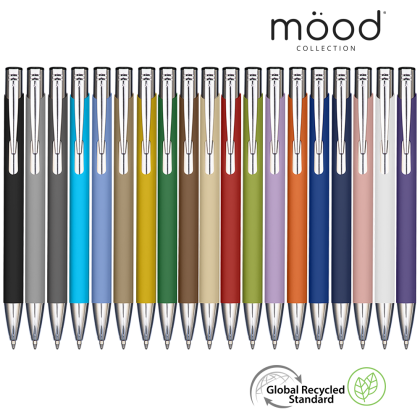 Mood GRS Recycled Soft feel Metal Ballpoint Pen