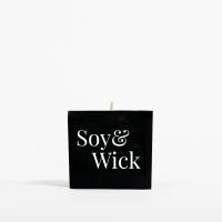 Aromatherapy Soy Candle In 6cm Aluminium Pot - Black