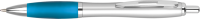 Contour Argent Ballpoint Pen - Silver - Light Blue