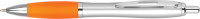 Contour Argent Ballpoint Pen - Silver - Orange