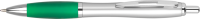 Contour Argent Ballpoint Pen - Silver - Green