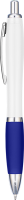Contour Extra Ballpoint Pen - White - Blue