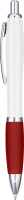 Contour Extra Ballpoint Pen - White - Red