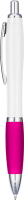 Contour Extra Ballpoint Pen - White - Magenta